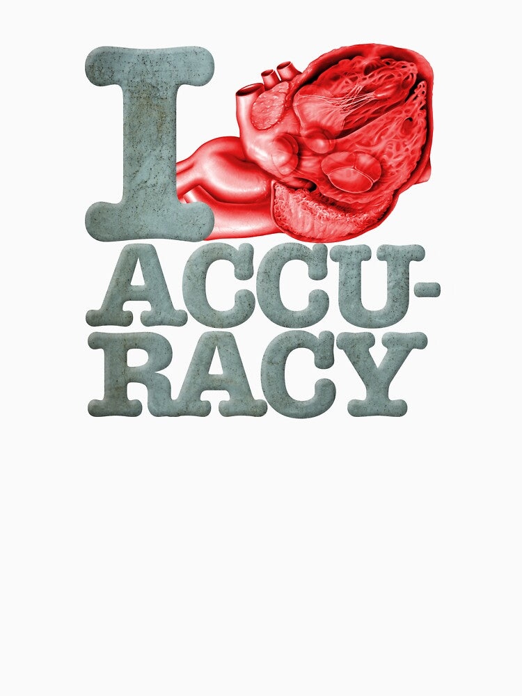 I heart accuracy. v.4 by x1brett Unisex , , , Long Sleeve Tee