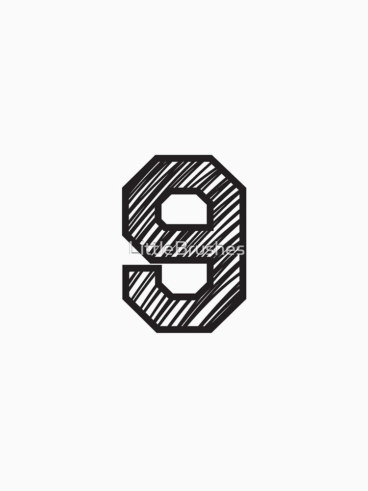Number 9 – Wisdom, Completion & Strength by LittleBrushes