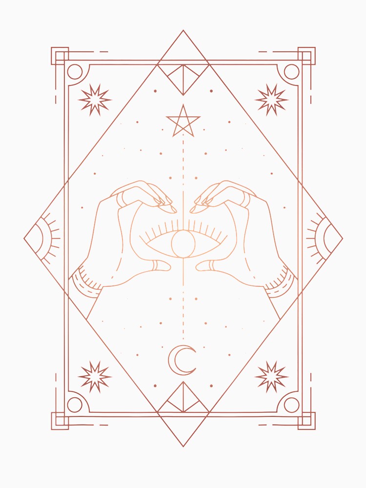 Design Shows A Line Art Tarot by zpruby