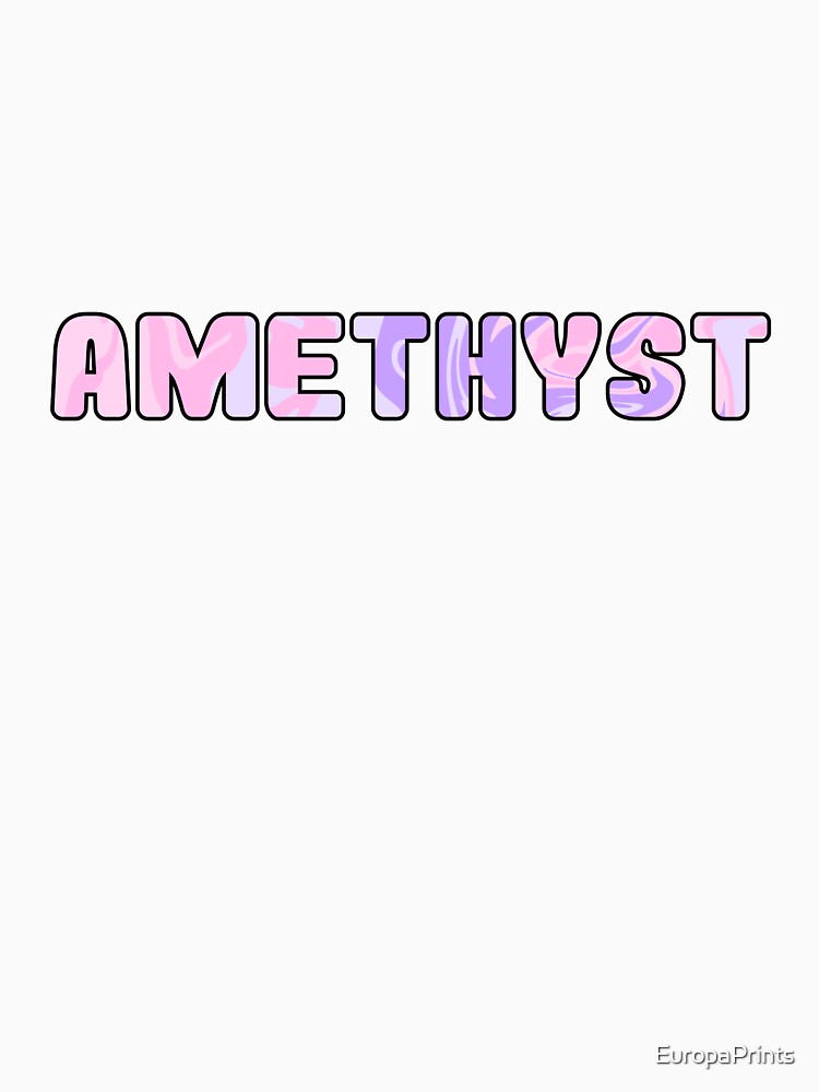 Amethyst Custom Name by EuropaPrints