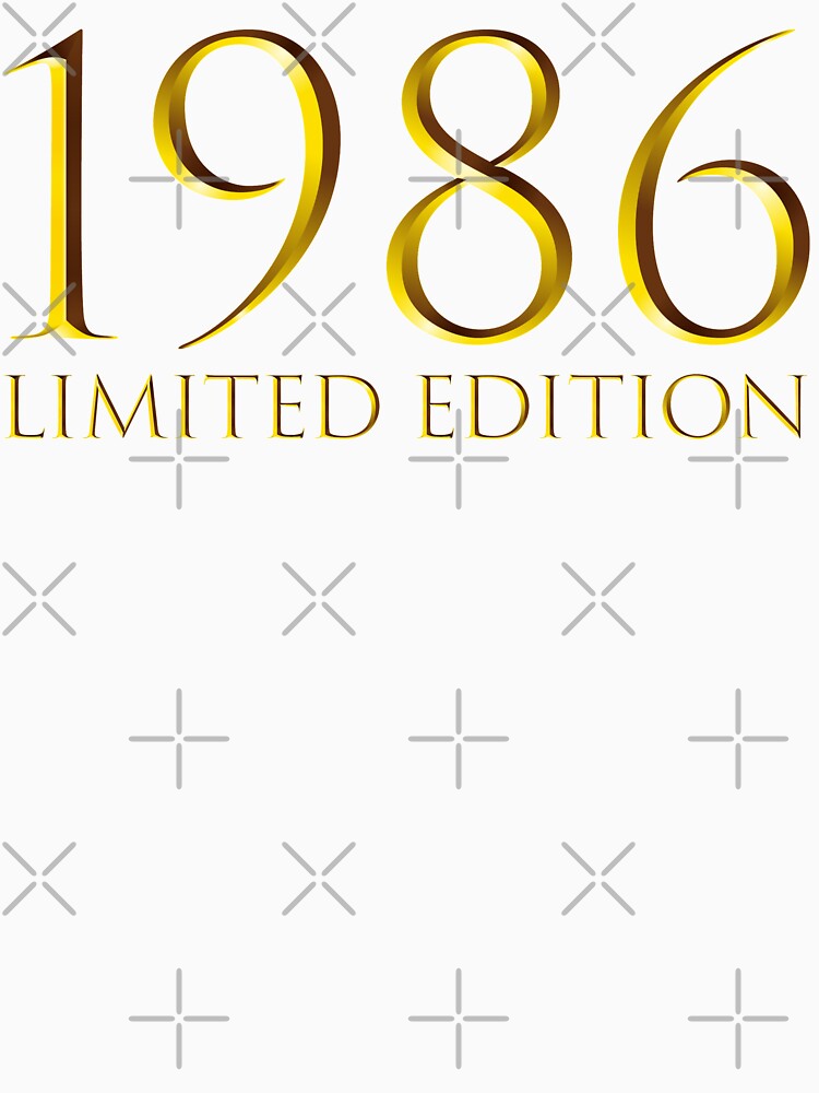 1986 Limited Edition 35 Years Old 35th Birthday by DavisHasari
