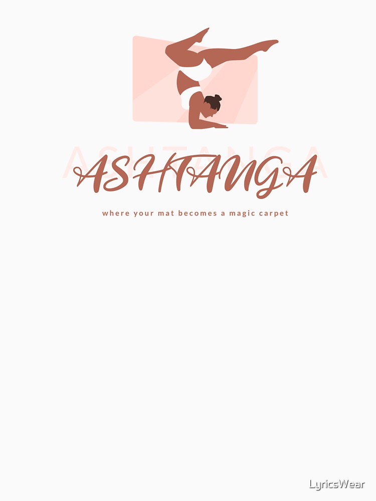 Ashtanga, where your mat becomes a magic carpet by LyricsWear Unisex , , , Long Sleeve Tee