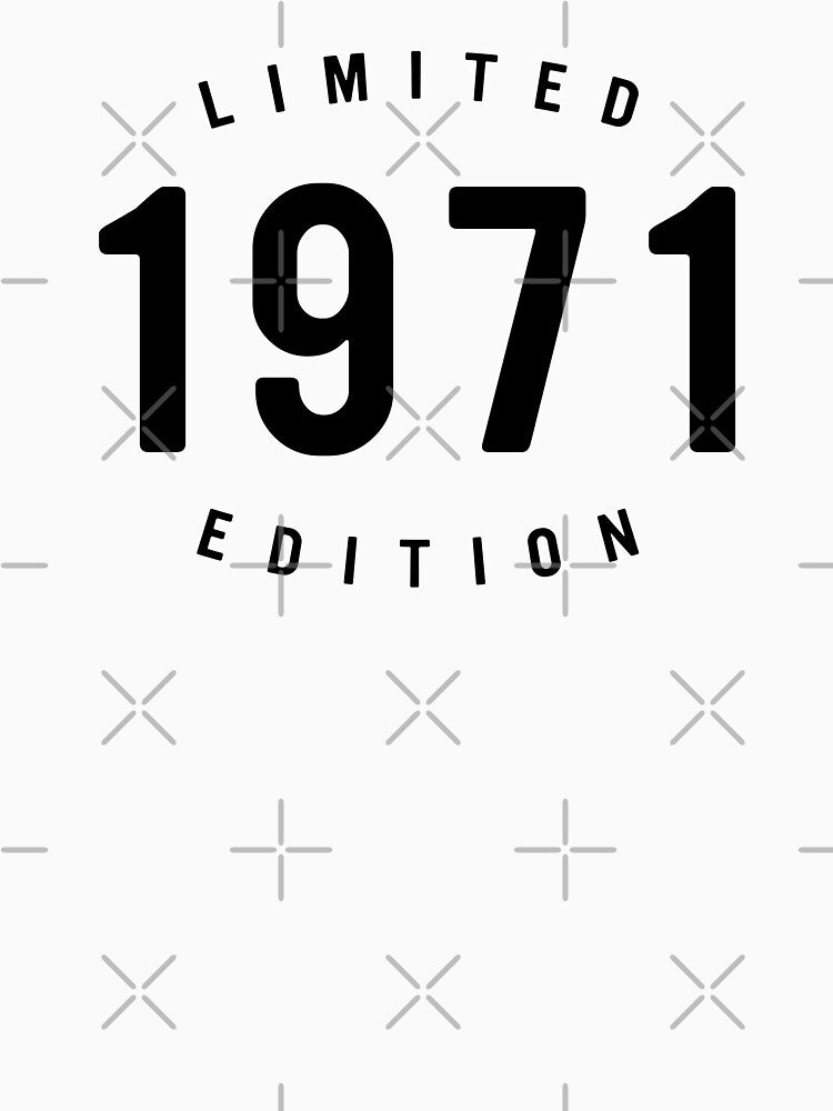 Limited 1971 Edition - Black Text by bestluck90