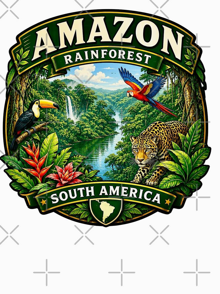 Amazon Rainforest - South America by Myra365Art