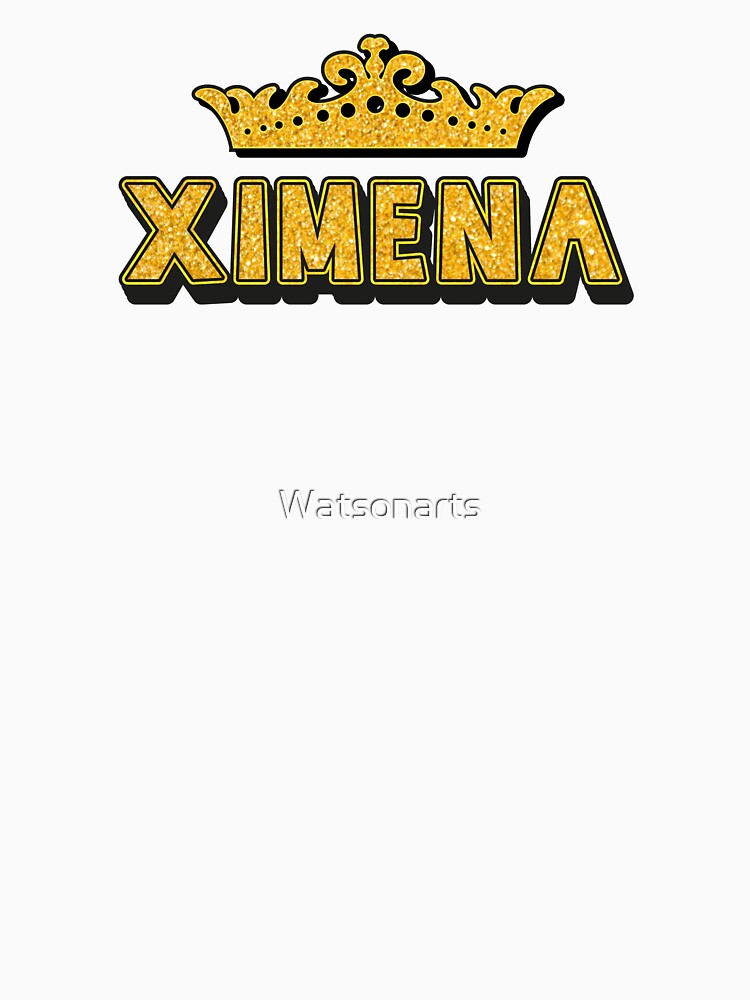 Ximena Personalized Funny Custom Name Crown Design by Watsonarts