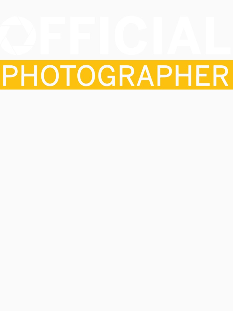 Funny Official Photographer camera by TobyLewis1592