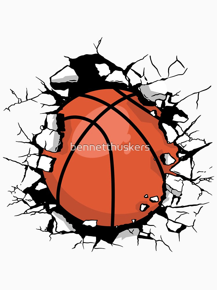 Basketball Breaking through by bennetthuskers