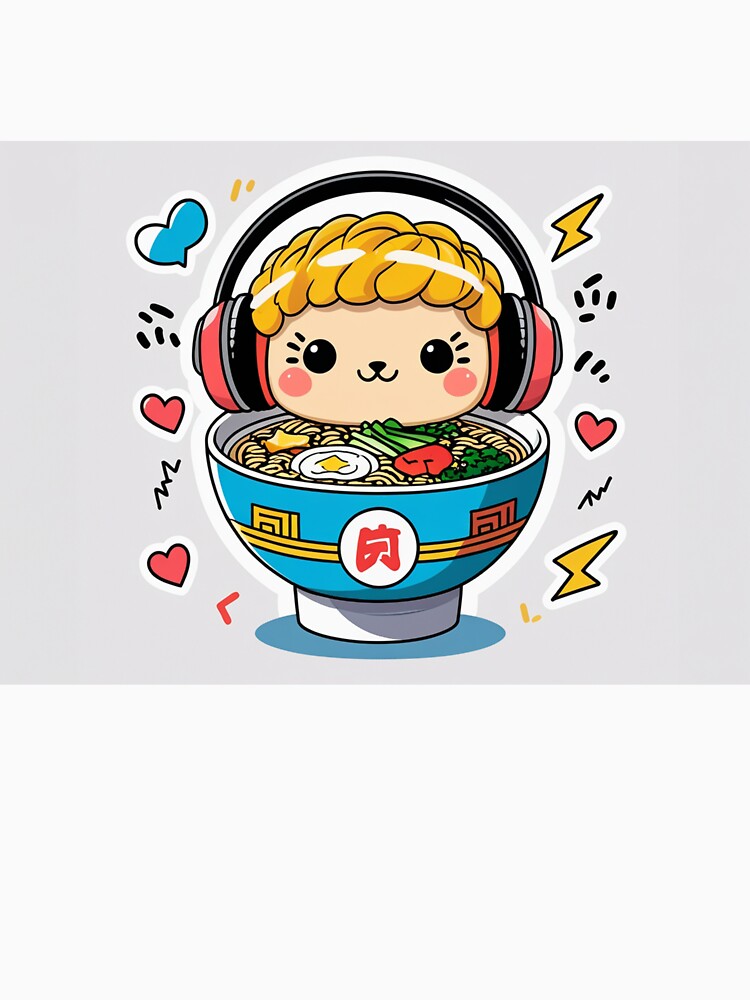 Ramen Beats Mascot by Velora_art01