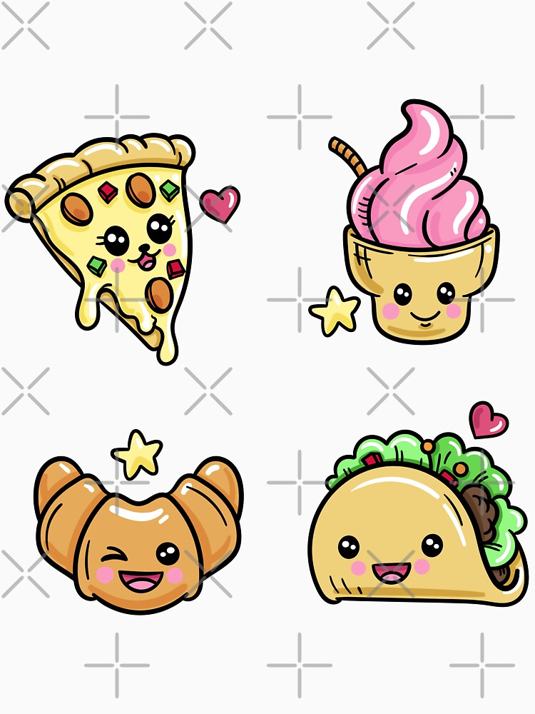 kawaii foods by Faissal Thomass