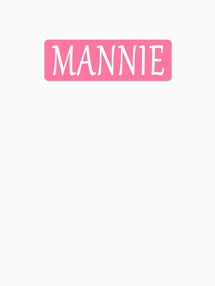 Mannie Name by Jeallan Designs
