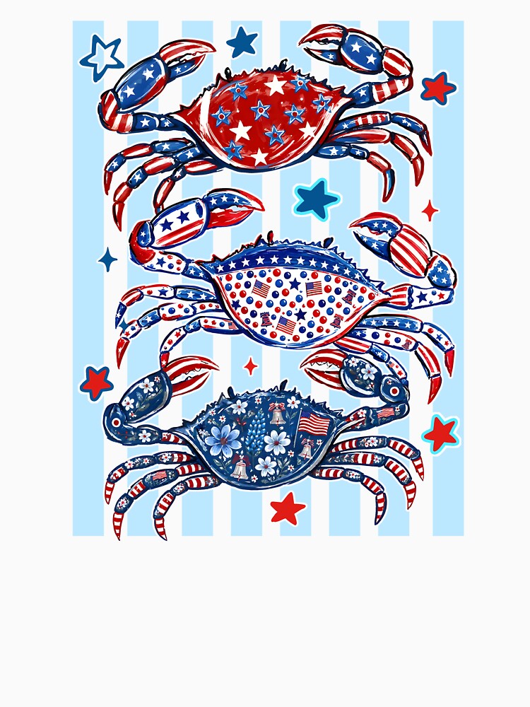Patriotic Crab by Nadoor