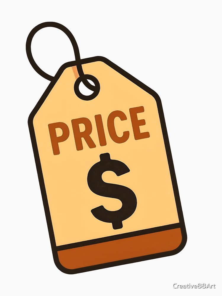 Minimal Price Tag – Sale and Discount Icon by Creative88Art