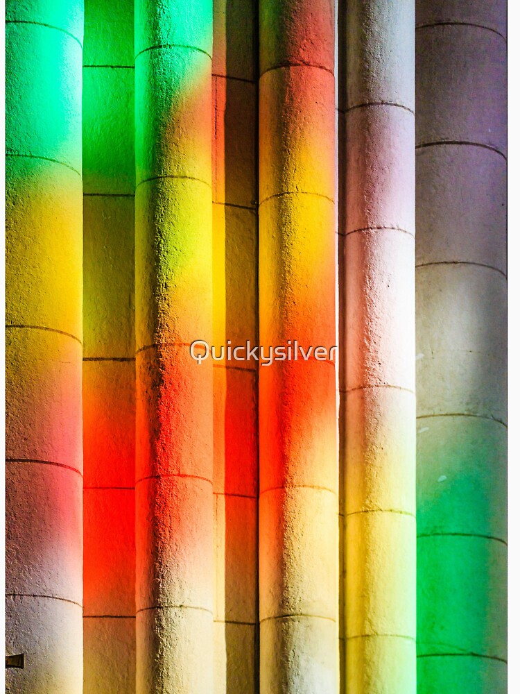 rainbow on the wall by Quickysilver