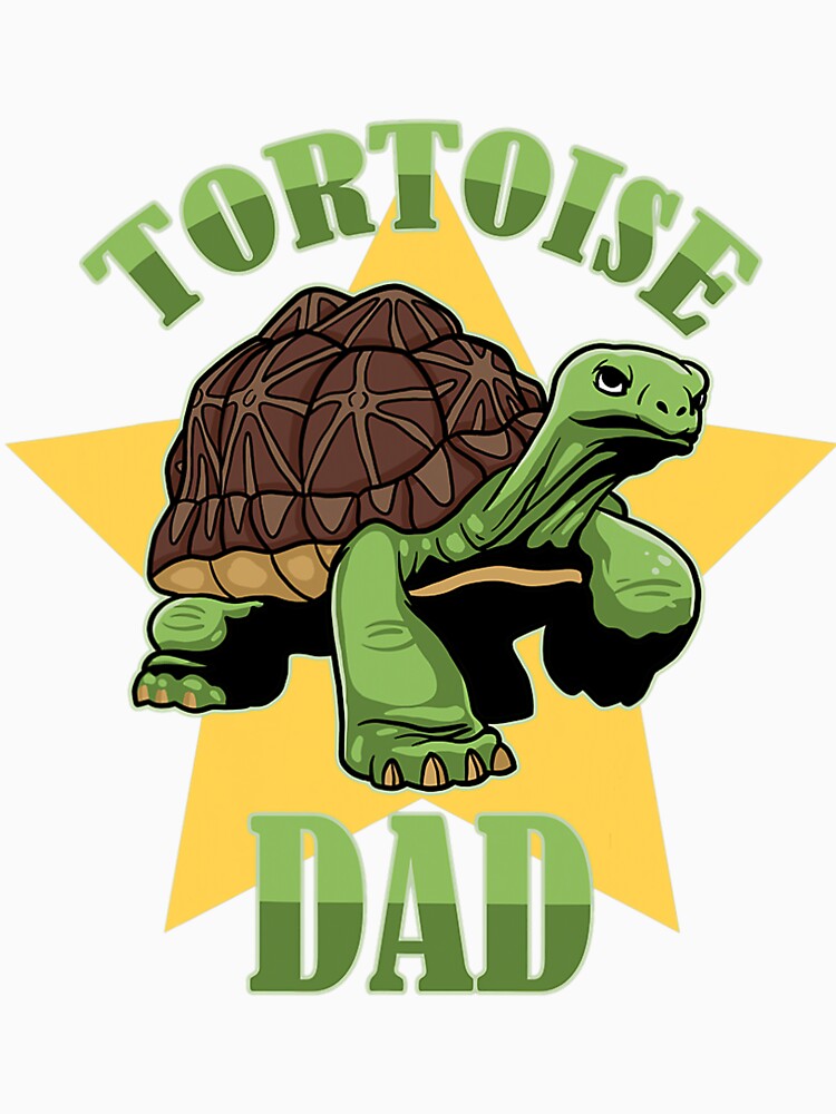 Mens Ortoise Dad Animal Urtle Sulcata Pet Owner Fathers Day by JoshSchultz
