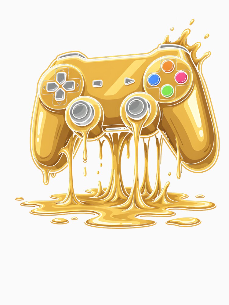 Gold Drip Video Game Controller Respect The Drip Gamer Gifts by diyoor