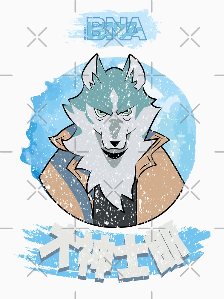 BRAND NEW ANIMAL (BNA): SHIROU OGAMI (WOLF) GRUNGE STYLE by FunGangStore
