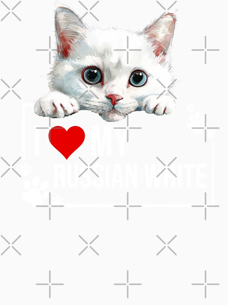 I Love My Russian White Cat by TheAnimalZ00