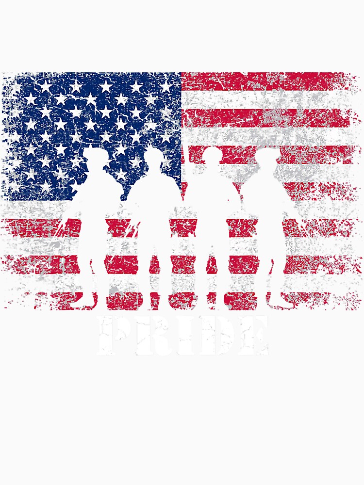 Pride Of The American Patriotic Flag by SkyCloudBlue