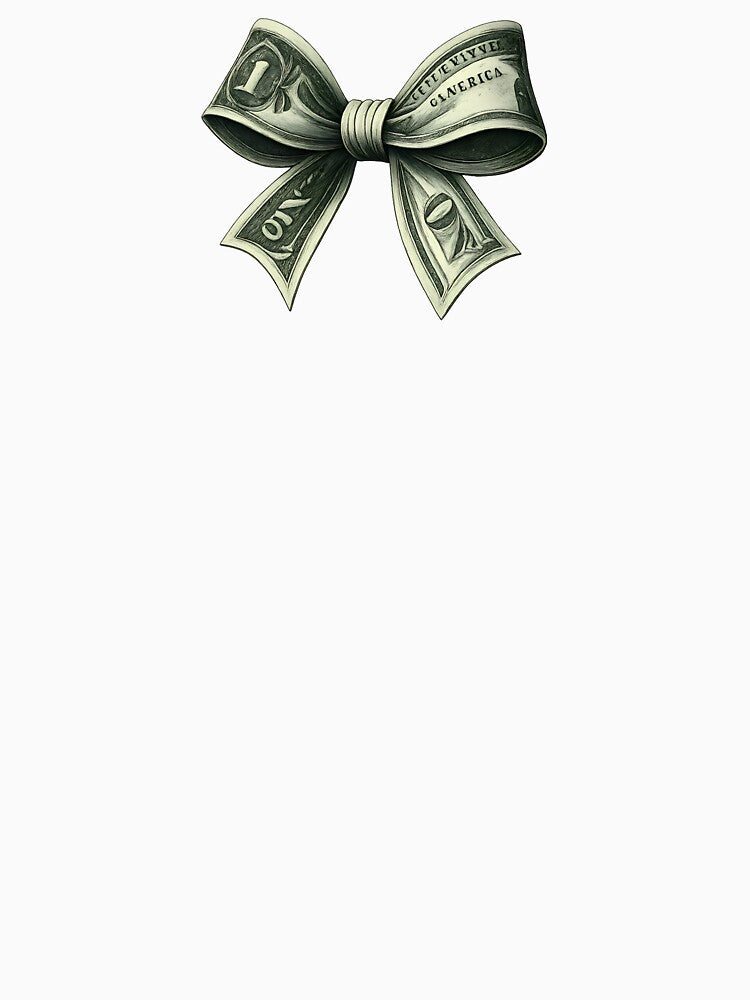 Cash Bow — Money Bow Graphic  Luxury Streetwear Design by LVLUPXP