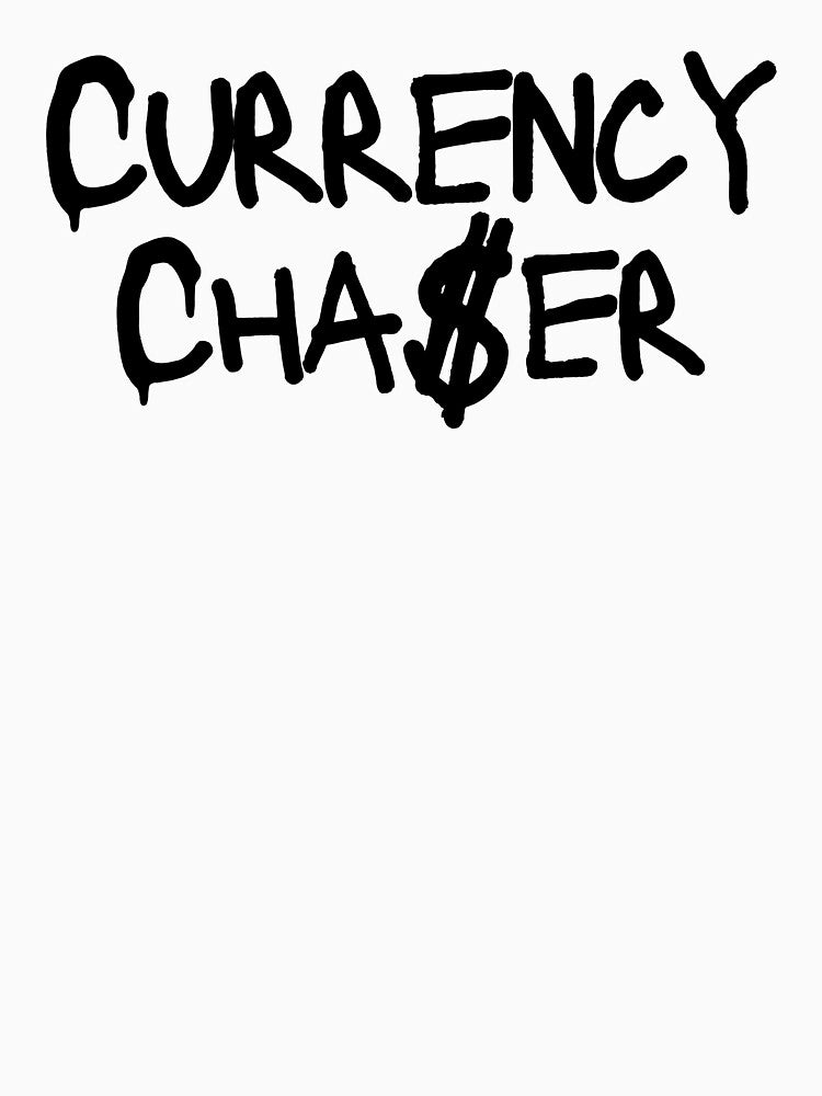 Currency Chaser Big print BLACK/ONYX money getter cash dollars dropshipper by to-esu