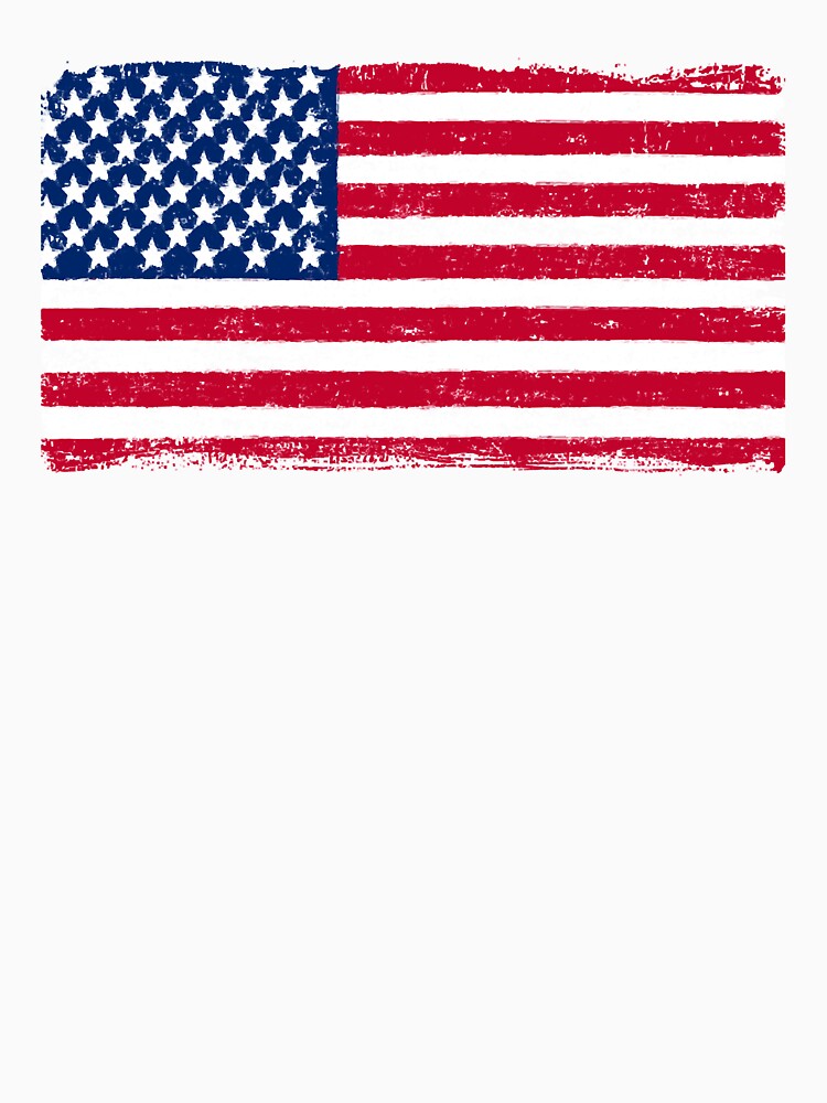 American Flag - USA Vintage Retro Style by April Legros