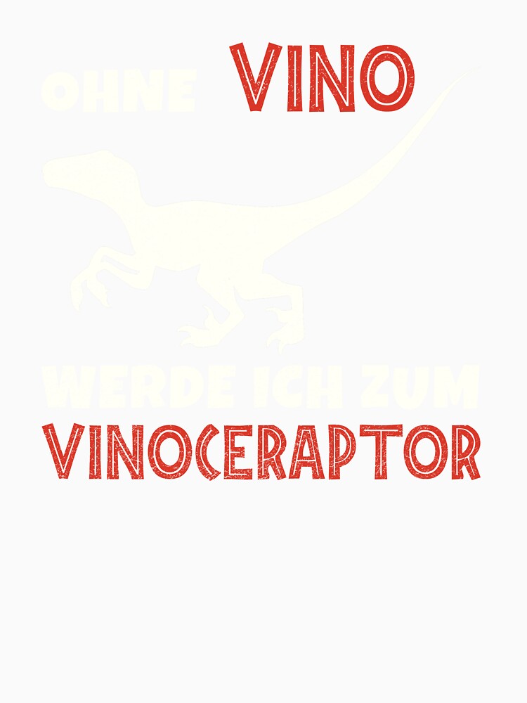 Funny Vinoceraptor, Vinosaur, Wine Gift by Kuma518 Unisex , , , Long Sleeve Tee