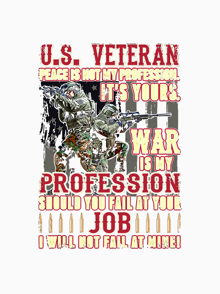 Us Flag Patriotic Military Army Merika by YesterDayCheck