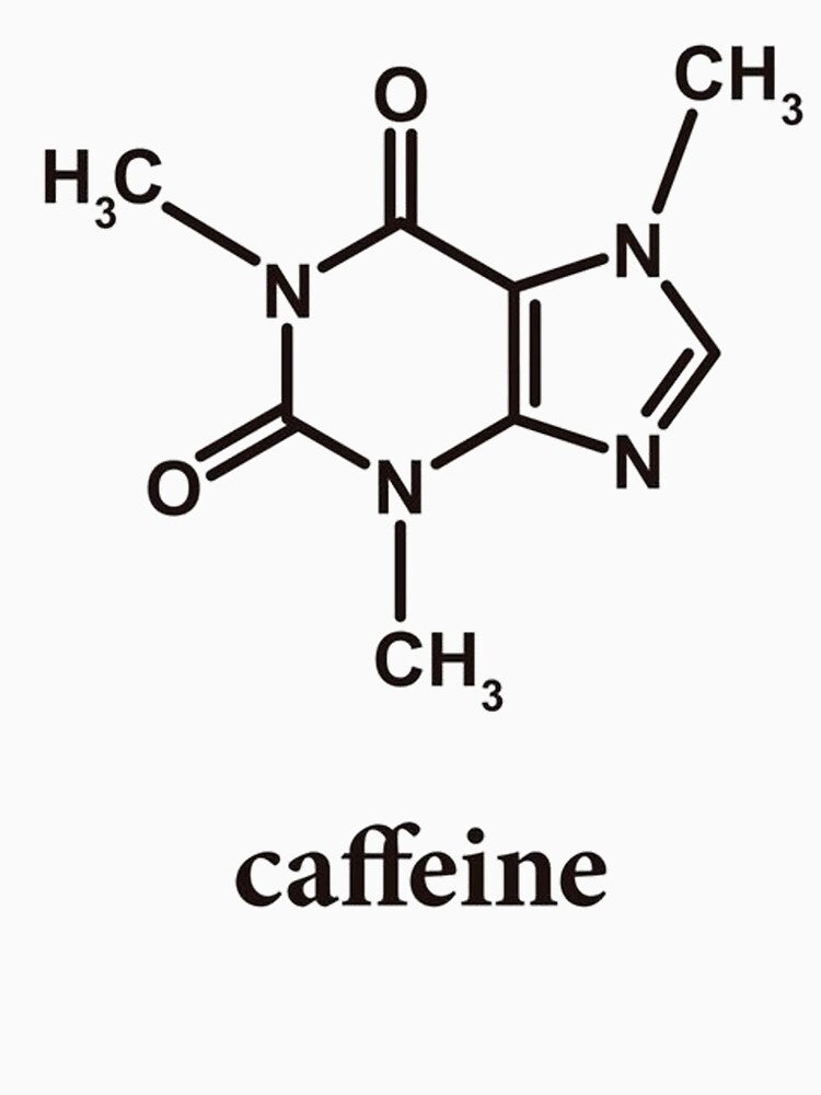 Caffeine Molecule Chemistry Design – Coffee Formula for Science & Coffee Lovers by Mavriboy