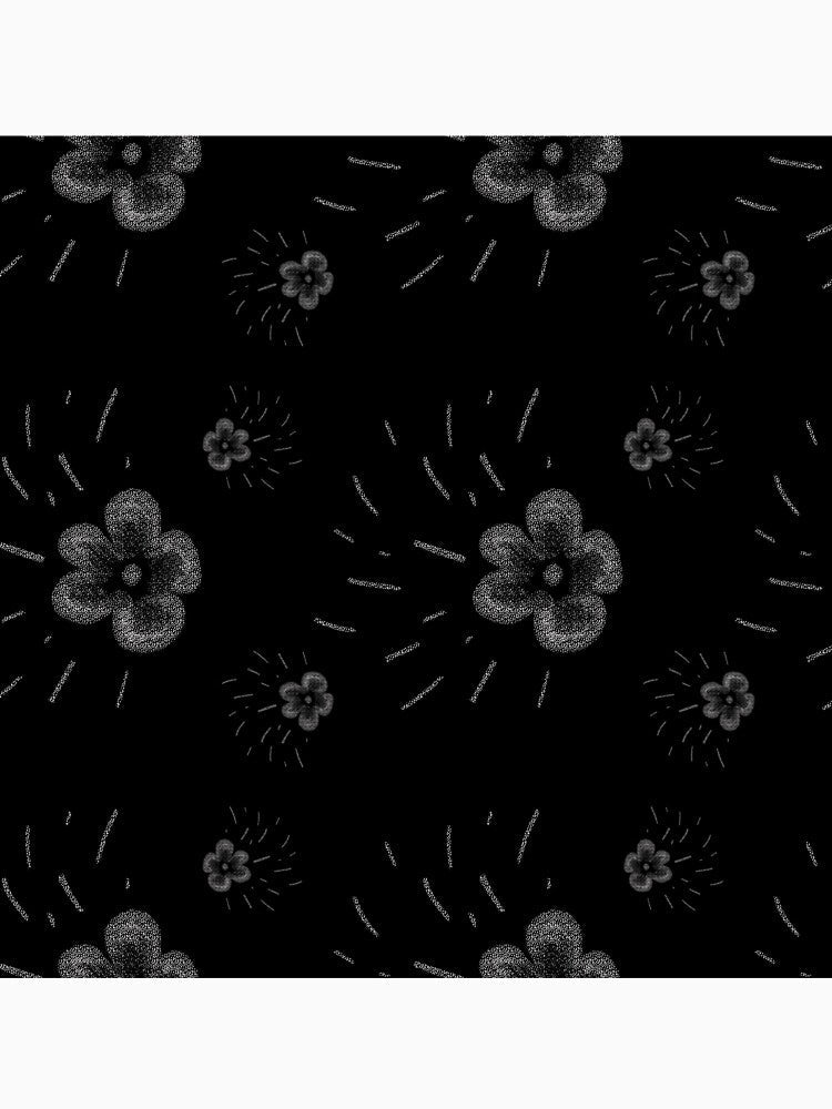 Flower flora stroke minimal sketch black pattern by Yana Mustafina | Boho Soulful Designs Unisex , , , Long Sleeve Tee