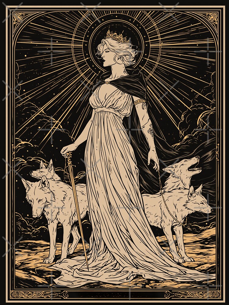 Hekate and her hounds by MendaciousMina