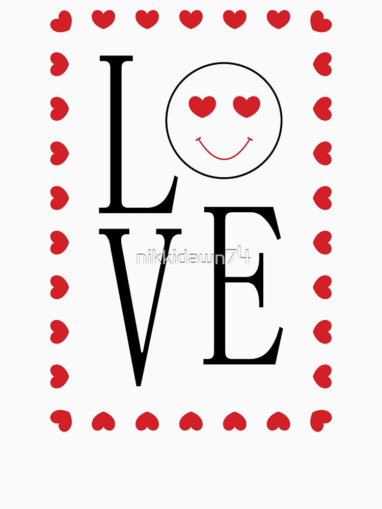 Love Happy Face Gift Ideas For Him Her Boyfriend Girlfriend graphic by nikkidawn74