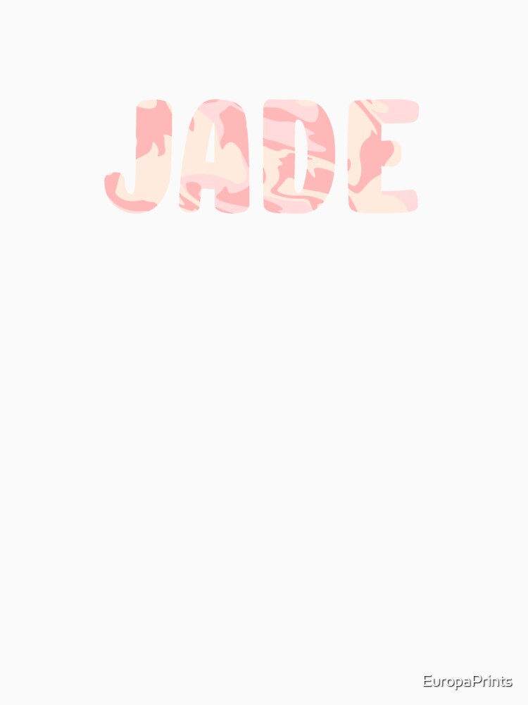 Orange and Pink "Jade" Custom Name by EuropaPrints