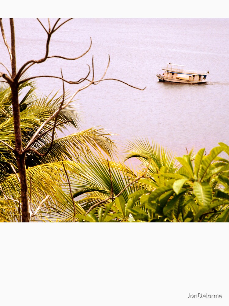 Amazon River Boat, near Manaus by JonDelorme