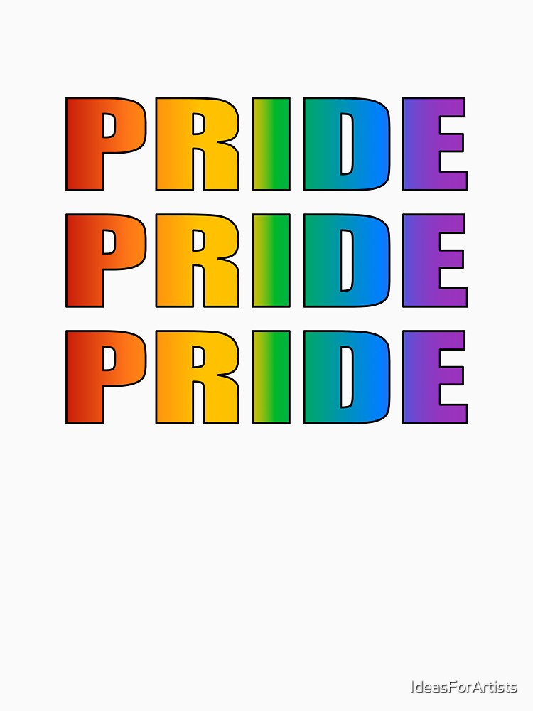 Pride rainbow text by Inspirationmotivation