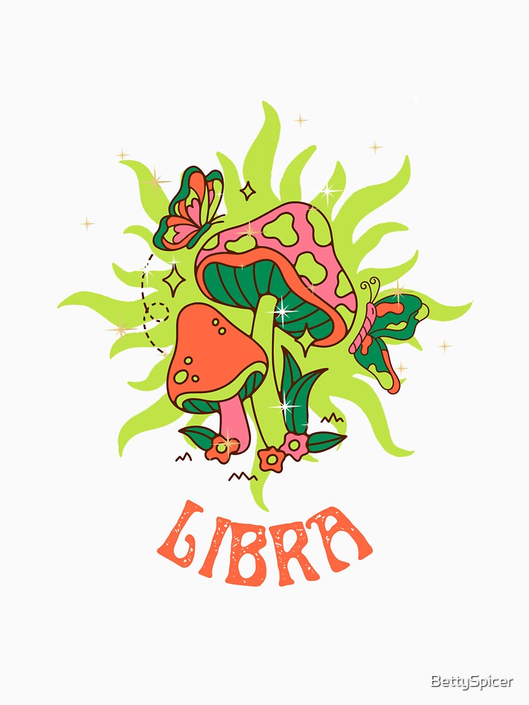 Libra Cottage Core Psychedelic by BettySpicer