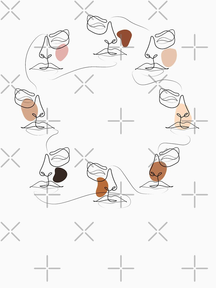 People Come Together | One Line Artist | Minimal Art | One Line Art by One-Line-Artist