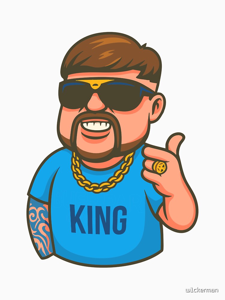 King of Ibiza T-Shirt Viral Bowl Haircut Meme Tee Ibiza Final Boss by w1ckerman