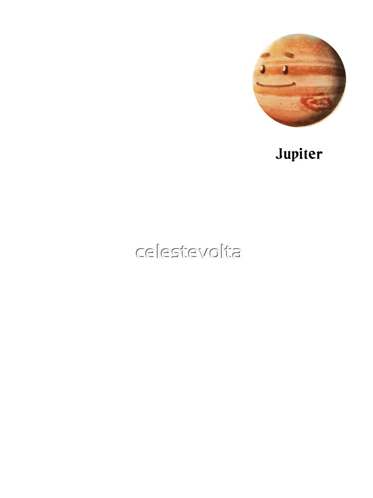 Jupiter Planet of Solar System to Pack little cute kawaii - learn astronomy gift by celestevolta