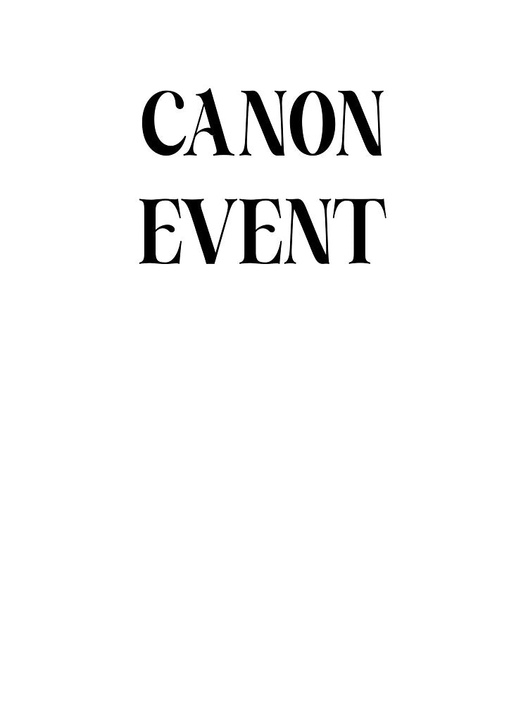 Canon Event by youdontknowmeson