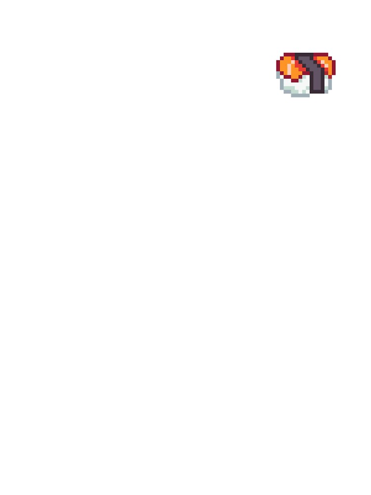 Pixel Art Sushi 2 by darkskinbender