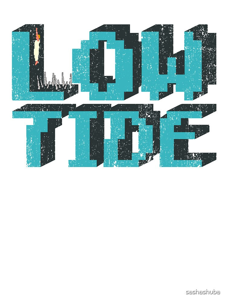 Low tide - old school game inspired by sashashuba Unisex , , , Long Sleeve Tee