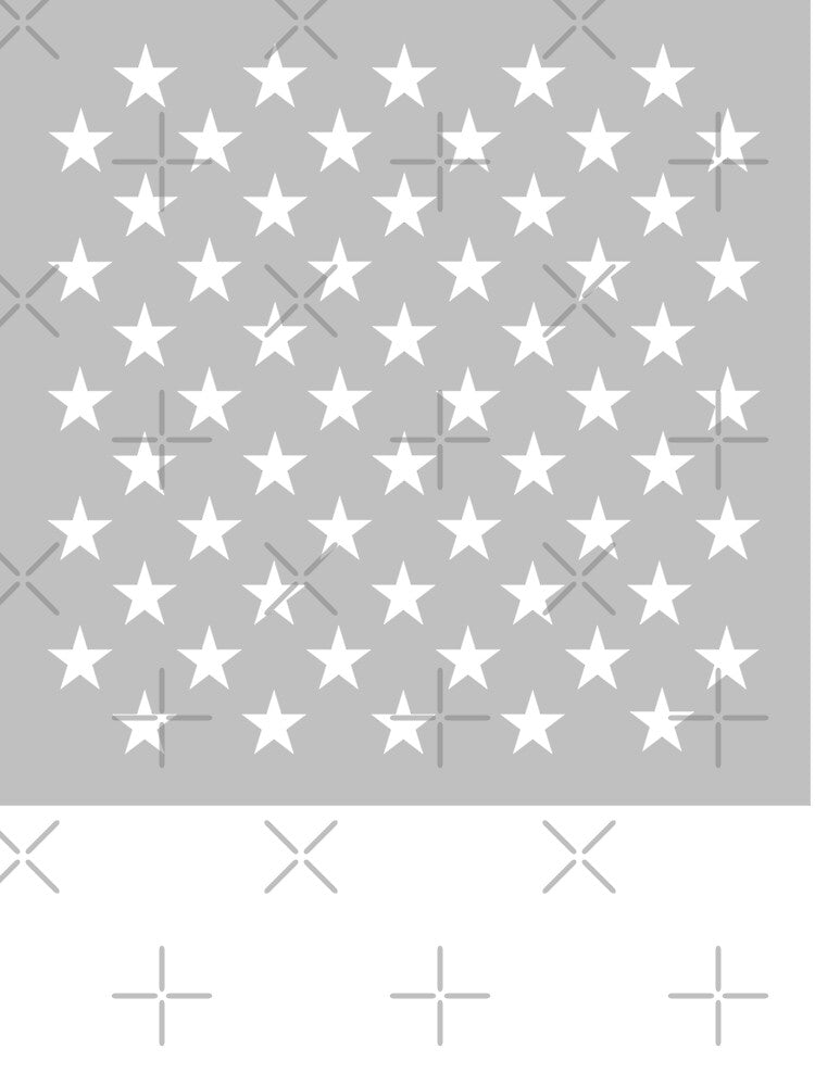 Small WHITE and SILVER GREY STARS by RachelMacht