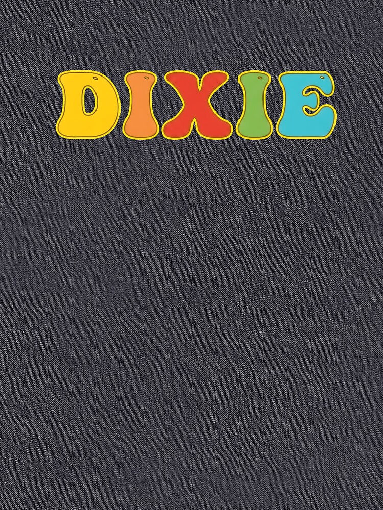 ❤️ Dixie Personalized Name Wavy Retro Shirt, Coffee Mug, Sticker Gift by HelixPedia