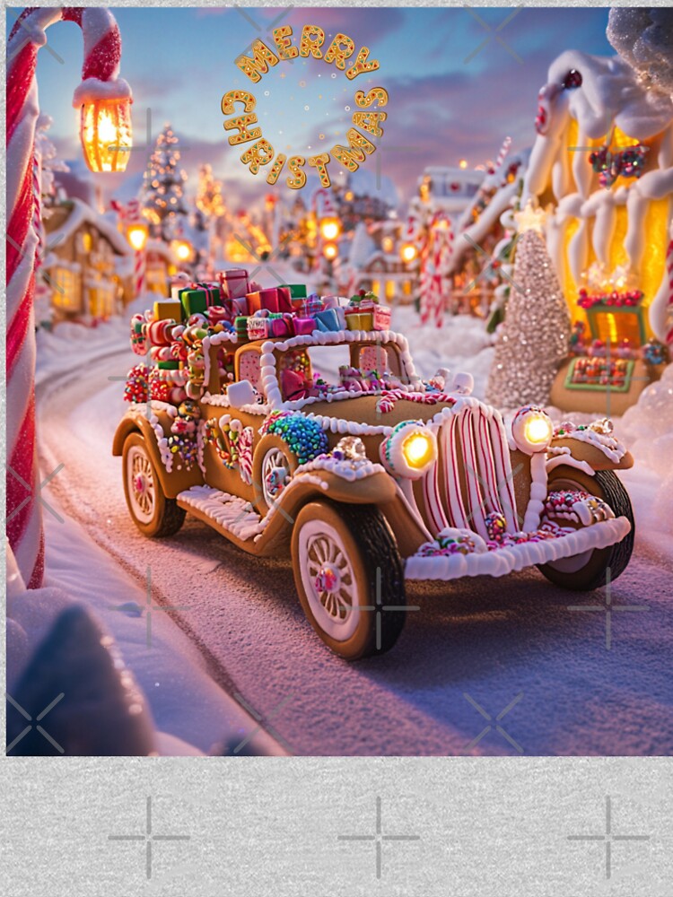 Christmas Gingerbread Muscle Car Merry Christmas by The Art of Kkatarynka