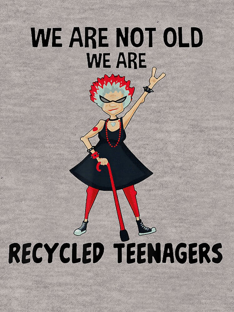 We Are Recycled Teenagers T-Shirt by shop   luisant
