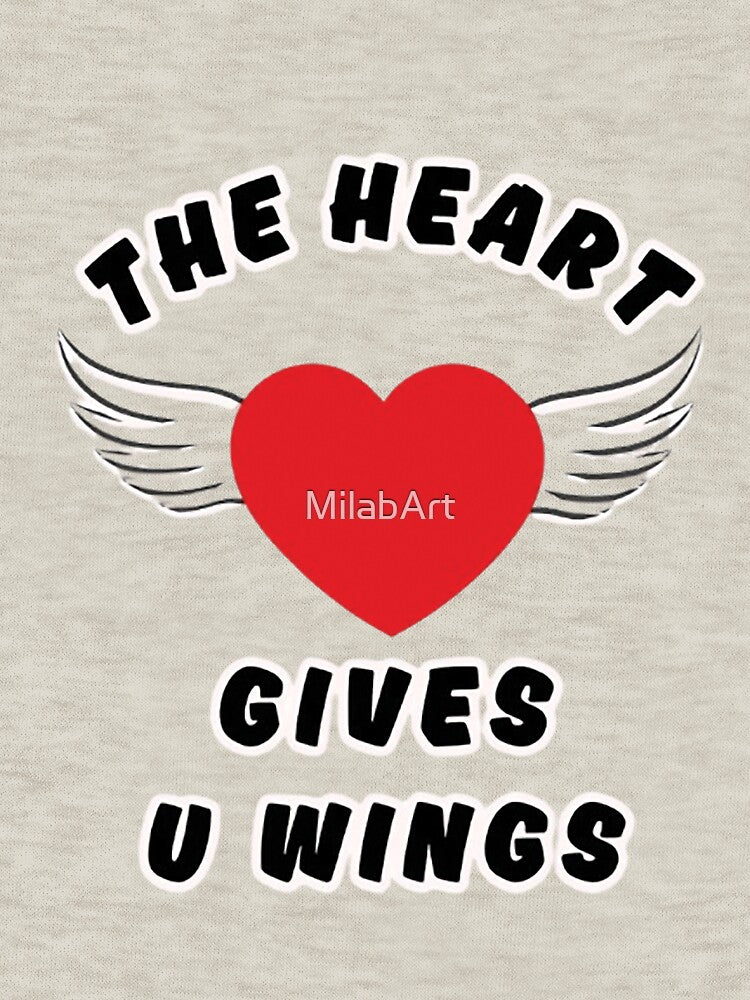 The Heart Gives You Wings by MilabArt