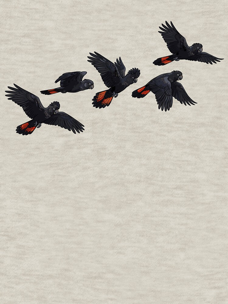 Red-Tailed Black Cockatoo Shirt by Chockahs
