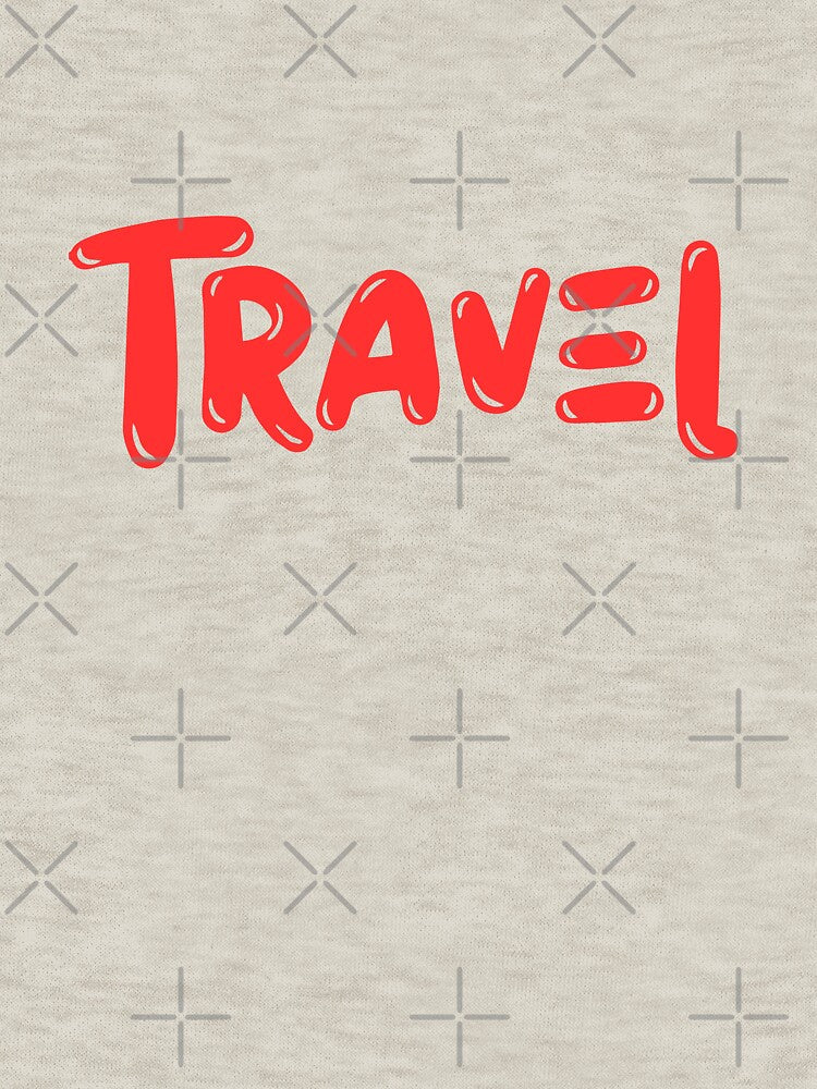 Travel Typography Minimal Word Design by Inkworksbyshery Unisex , , , Long Sleeve Tee