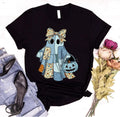Cute Halloween Ghost, Cute Ghost Conchas Tees,Halloween T Shirt Unisex , , , Long Sleeve Tee