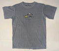 Vintage Life Is Good Jake & Rocket Beach Run Crusher-LITE Cool Blue Med Unisex , , , Long Sleeve Tee
